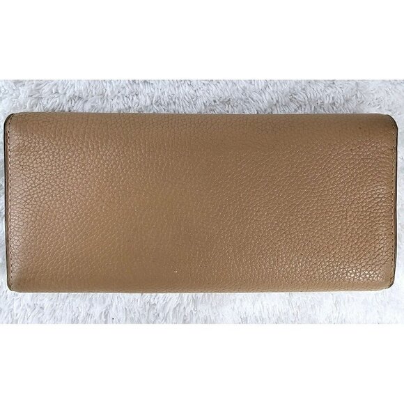 COACH 93983 Tabby Stone Pebble Leather Long Tri-Fold Wallet - Picture 4 of 15